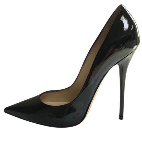 Jimmy Choo Black Patent Anouk pumps - Picture 3 of 7